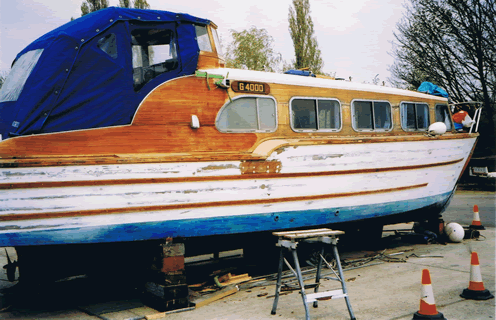 repaired hull